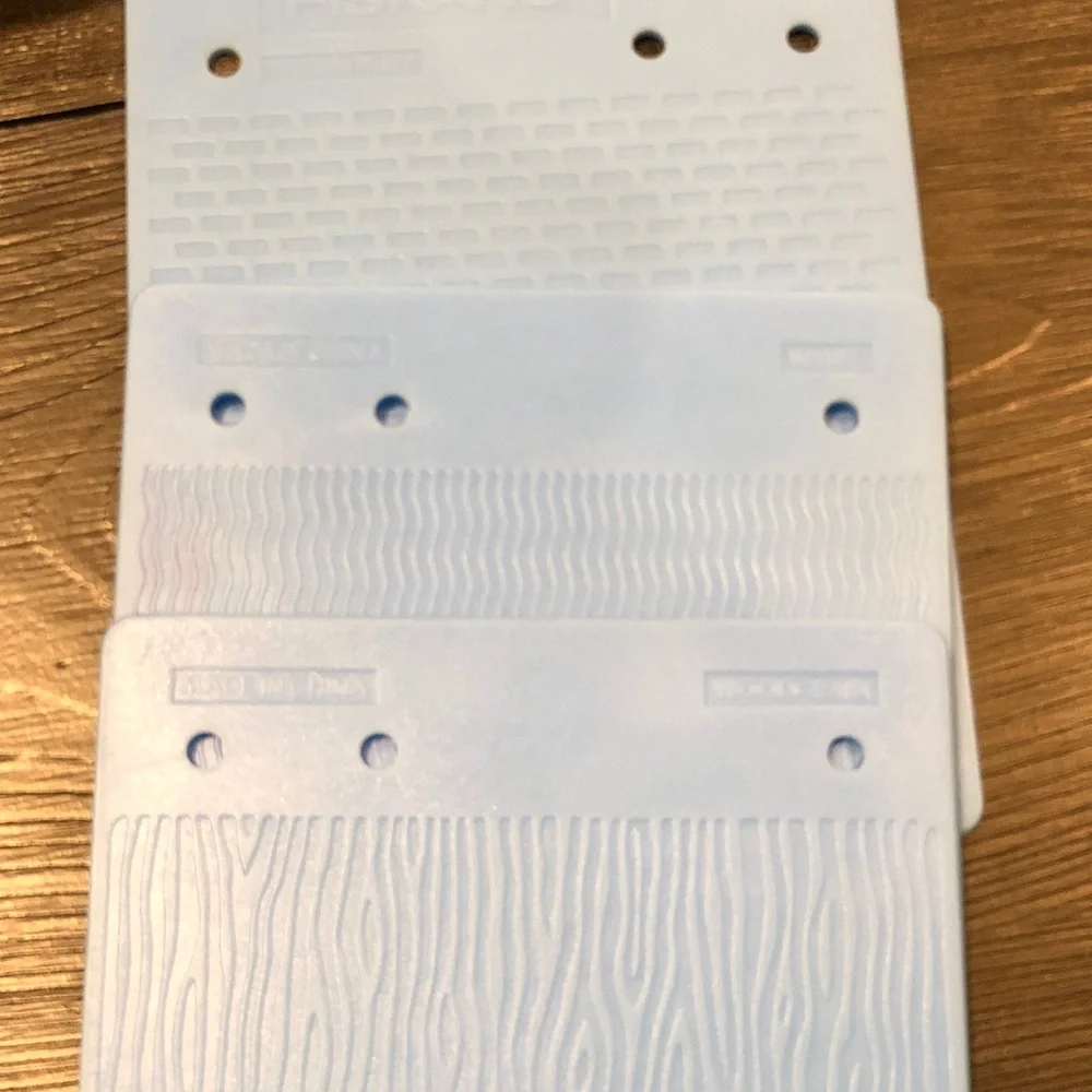 Fiskars Double Sided Texture Plates (set of 7)